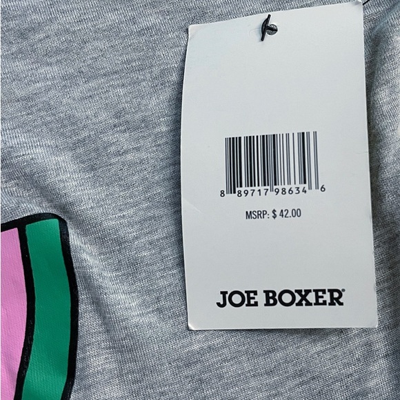 Joe Boxer Watermelon “One In A Melon” Graphic Tee Gray NWT Medium - Picture 7 of 7